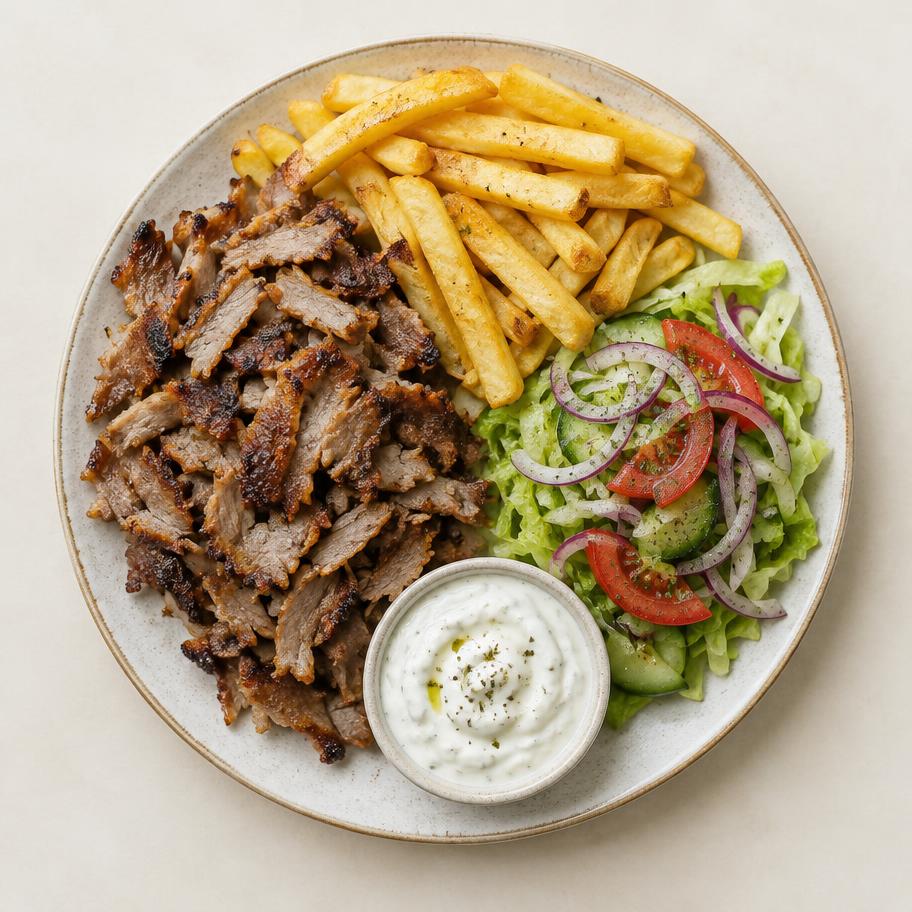 Kebabtallrik – Björkhaga Pizzeria Örebro